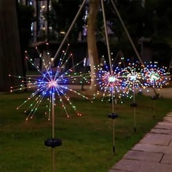 solar powered string lamp tree, waterproof outdoor bulb, lawn patio garden led lights, diy decoration for your outdoor