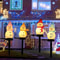 LED Snowman Solar Garden Light, Outdoor Ground Stake Light, Solar Powered Xmas Pathway Lights for Christmas Lawn Yard