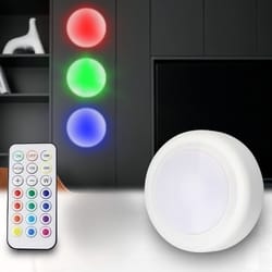 mini led remote control night light, bedroom wardrobe cabinet light, party night festival atmosphere wall decor