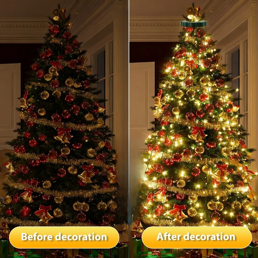 Waterproof USB LED String Lights, Christmas Tree Fairy Lights with 8 Modes for Indoor Garden Wedding Decor