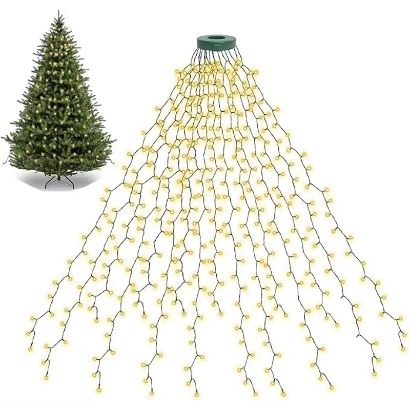 Waterproof USB LED String Lights, Christmas Tree Fairy Lights with 8 Modes for Indoor Garden Wedding Decor