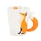 Creative Fox Cartoon Coffee Mugs Personalised Office Cup Animal Ceramic Mug Tea Cups Milk Mug 4