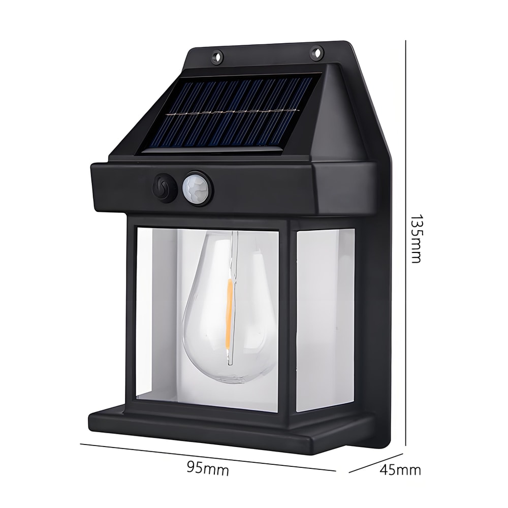 Solar Powered Wall Light Outdoor Waterproof Houseshaped Creative Motionactivated Lighting For Pathw 6