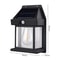 Solar Powered Wall Light Outdoor Waterproof Houseshaped Creative Motionactivated Lighting For Pathw 6