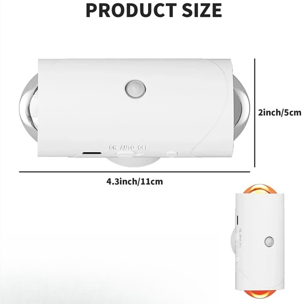 LED Atmosphere Lighting, LED Wall Light with Motion Sensor, RGB Porch Lights, Balcony Garden Night Light for Home