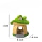Creative House Ornament For Aquarium Fish Shrimp Shelter Moss House Landscape Mushroom Decoration D