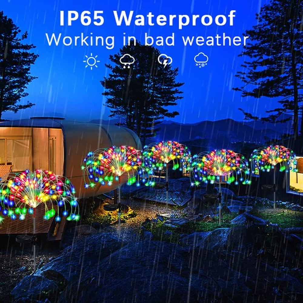 Solar Powered String Lamp Tree for Outdoor, Waterproof LED Bulb, DIY Patio Garden Decoration Lights
