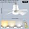Smart Wireless Ceiling Fan Light Dimmable Remote Control For Bedroom Living Room Kid Room Study 4