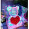 Teddy Bear Doll Gift Lamp Colourful Sparkling LED Light Romantic Surprise For Girls Birthday Valent 4