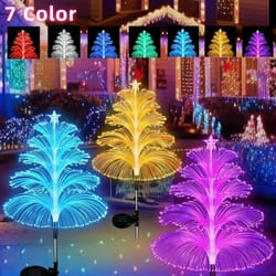 outdoor solar garden lights, variable, solar stake jellyfish reed lights, solar outdoor color changing lights