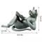 Creative Read Literature Cat Crafts Decoration Home Table Top Statue Office Decor Gift Car Accessor 4