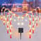 Solar Cane Light Outdoor Waterproof Christmas Candy Ground Light Garden Landscape Decoration Lawn L 1