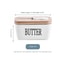 Butter Container Ceramic Box Sealed Storage Box For Cheese Butter Slicer With Knife Butter Dish For 7