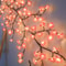 Christmas Bulb Accessories Tree Lights, Cherry Blossom Bendable Flower Branch, Wedding Decoration Willow Vine