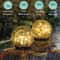 Waterproof Outdoor Light Solar Powered Cracked Glass Light Yard Pathway Patio Garden Decor For Holi 1