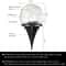 Waterproof Outdoor Light Solar Powered Cracked Glass Light Yard Pathway Patio Garden Decor For Holi 3