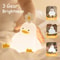 USB Rechargeable LED Night Light Cute Duck Cartoon Animals Silicone Lamp For Bedroom Living Room 4