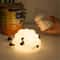Cute Silicone Night Lights, Sheep Cartoon Bedroom Lamp, Rechargeable, Timing Dimming Sleep Night Light for Children