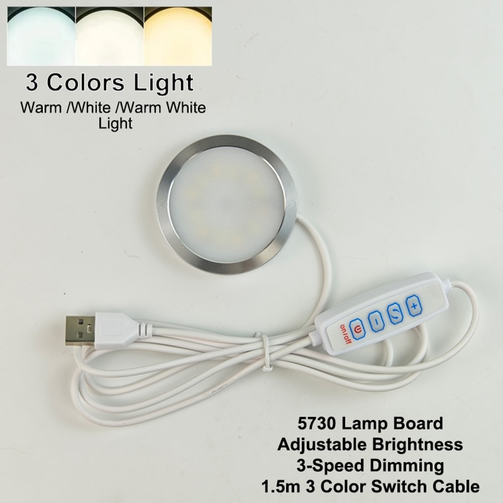 LED Lamp Kit Adjustable Light Kit LED Light Parts DIY Model Hardware ColdWarm Light Without Lamp Sh 3