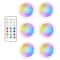 LED Puck Night Lights Remote Control Dimmable Under Cabinet Light Battery Operated Wireless Push La 7