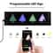 Scrolling Advertising LED Sign Panel Bluetooth App Control Customizable Logo Light Programmable Tex 3