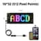 Scrolling Advertising LED Sign Panel Bluetooth App Control Customizable Logo Light Programmable Tex 6
