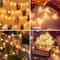 Flower Fairy Lights, Battery Operated String Lights, Waterproof LED Cherry Blossom Lights for Party, Wedding, Home Decor