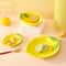 Creative Cartoon Lemon Shaped Ceramic Dinner Plate Soup Bowl Family Fruit Snack Dishes Kitchen Uten 0