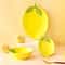 Creative Cartoon Lemon Shaped Ceramic Dinner Plate Soup Bowl Family Fruit Snack Dishes Kitchen Uten 1