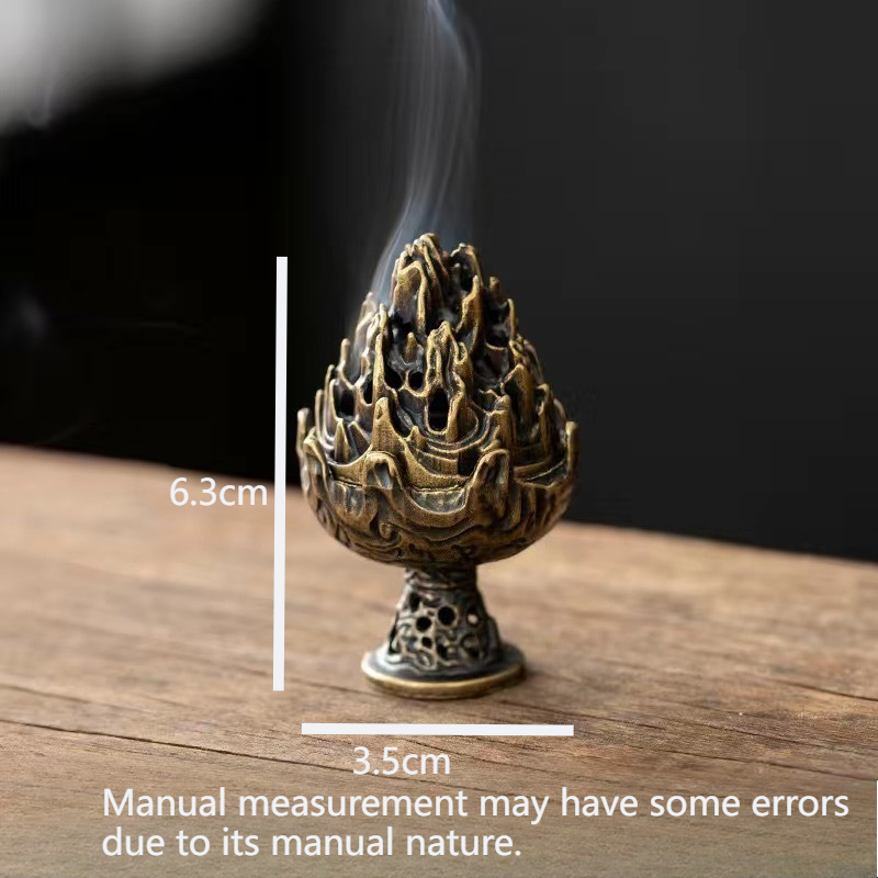 Incense Burner Tabletop Ornament For Home Office Decor Creative Portable Small Burner Collectible D 4
