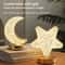 Plug Powered Ramadan Starry Moon Night Light Touch Switch Step Less Dimming Bedroom Living Room Dec 1