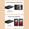 Phone Vlog Selfie Monitor Screen Bluetooth Remote Back Camera Monitor Compatible With Ios Android C 1