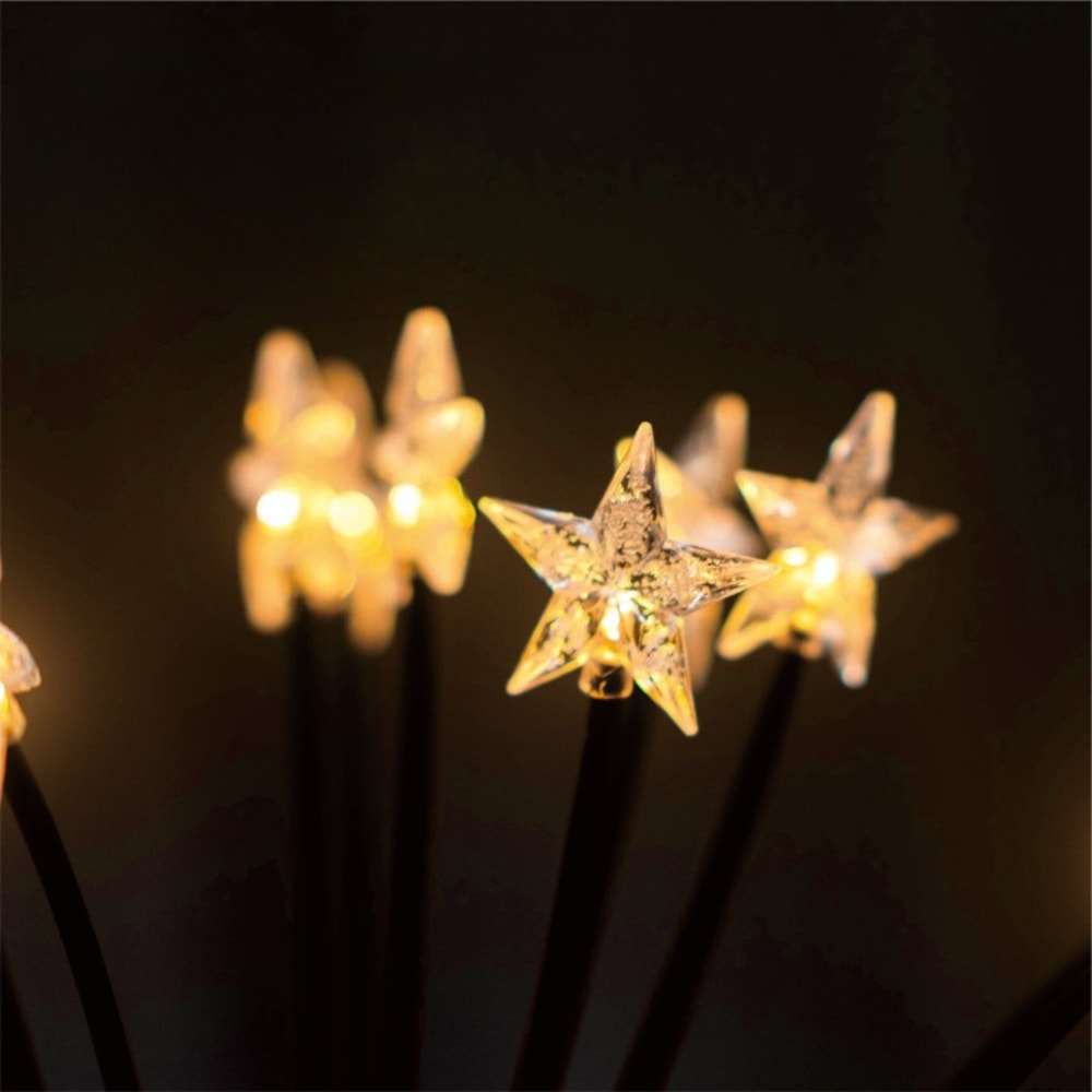 Solar Powered Ground Mounted Star Lights Waterproof Outdoor Lawn Light For Courtyard Garden Patio P 2