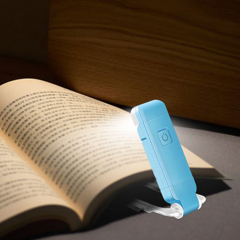 USB Rechargeable Book Light LED Reading Light Eye Protection Portable Clip Desk Light Bookmark Nigh