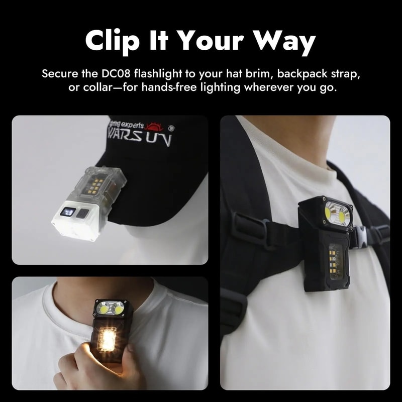 Mini USB Rechargeable LED Flashlight Super Bright COB Torch Portable Magnetic Work Light For Outdoo 3