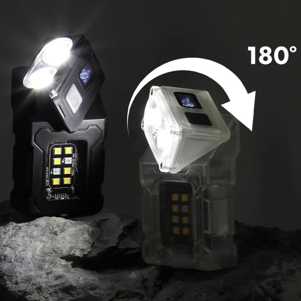 Mini USB Rechargeable LED Flashlight Super Bright COB Torch Portable Magnetic Work Light For Outdoo 5