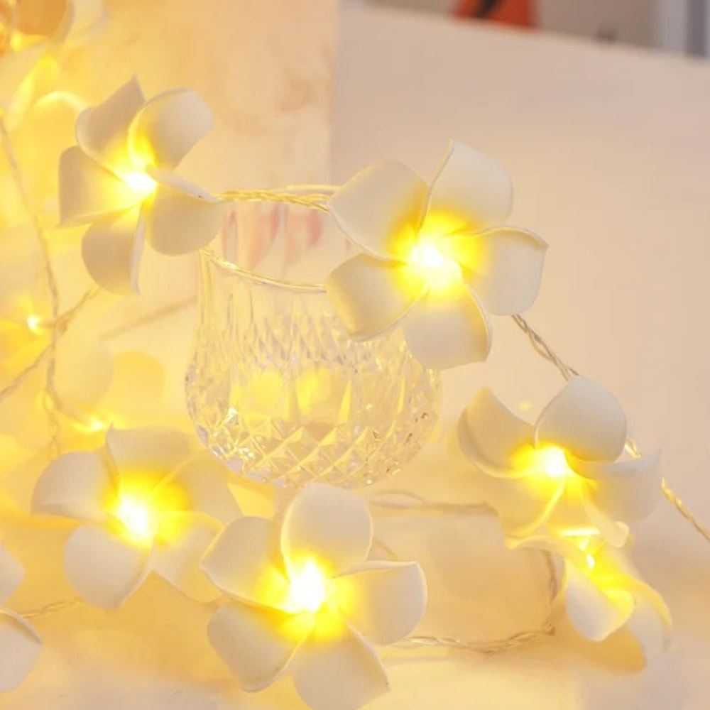 Battery Box Powered LED Egg Flower String Light for Room, Wedding, Valentine's Day, Indoor Festival Party, Bedroom Decor