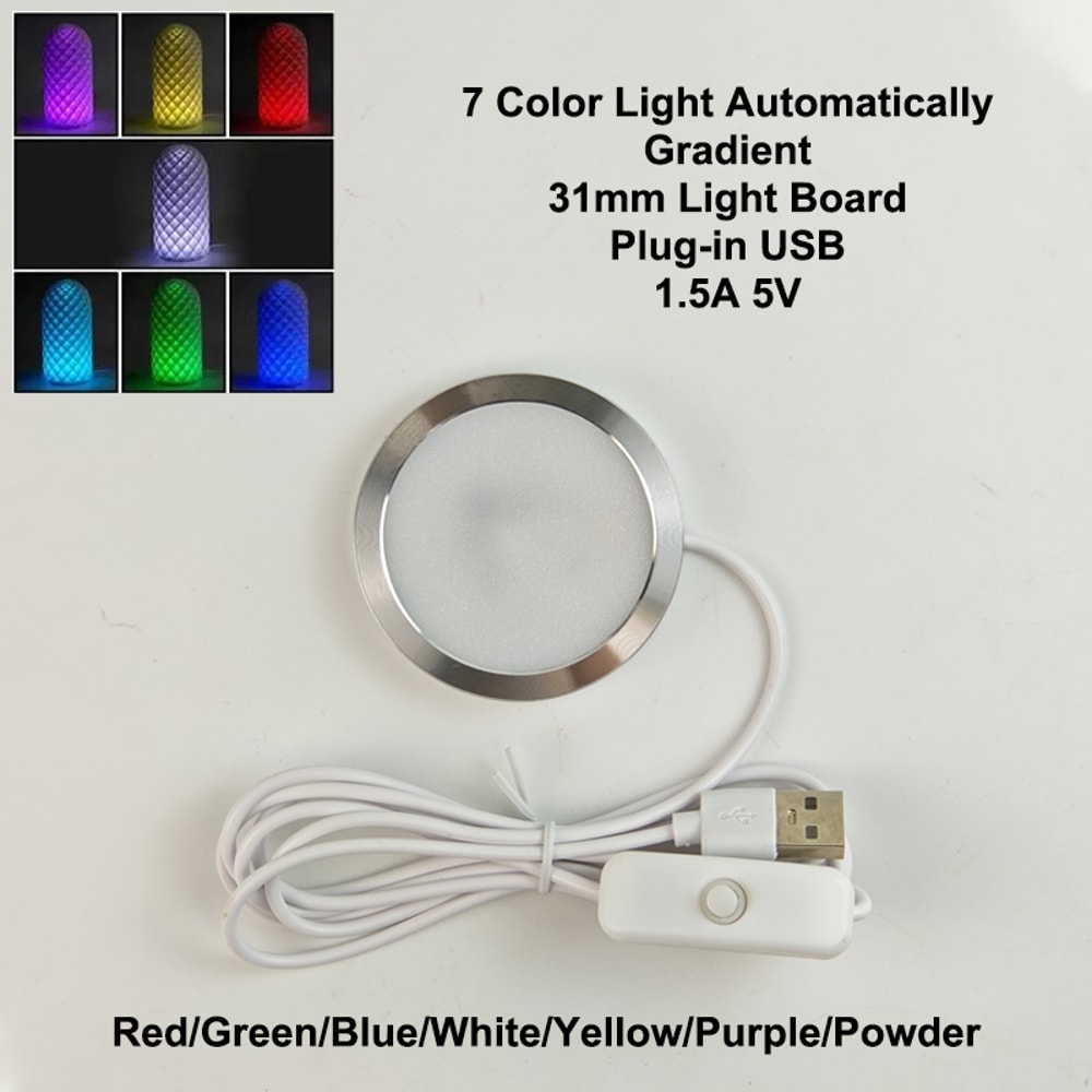 Adjustable LED Lamp Kit, LED Light Parts, DIY Model - Cold/Warm Light, Hardware Without Lamp Shell