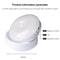 USB Rechargeable Rotating LED Night Light Body Sensing Magnetic Light For Bedside Bedroom Hallway C 4