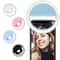Battery Powered LED Selfie Ring Light Mobile Phone Lens Lamp Adjustable Live Brightness Portable Se 0