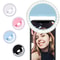 Battery Powered LED Selfie Ring Light Mobile Phone Lens Lamp Adjustable Live Brightness Portable Se 0