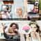 Battery Powered LED Selfie Ring Light Mobile Phone Lens Lamp Adjustable Live Brightness Portable Se 4