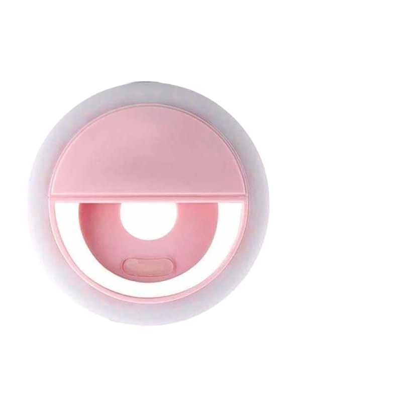 Battery Powered LED Selfie Ring Light Mobile Phone Lens Lamp Adjustable Live Brightness Portable Se 5