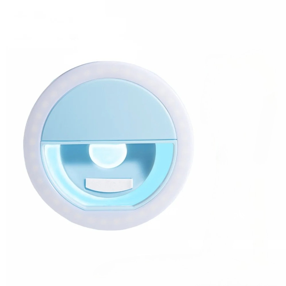 Battery Powered LED Selfie Ring Light Mobile Phone Lens Lamp Adjustable Live Brightness Portable Se 6