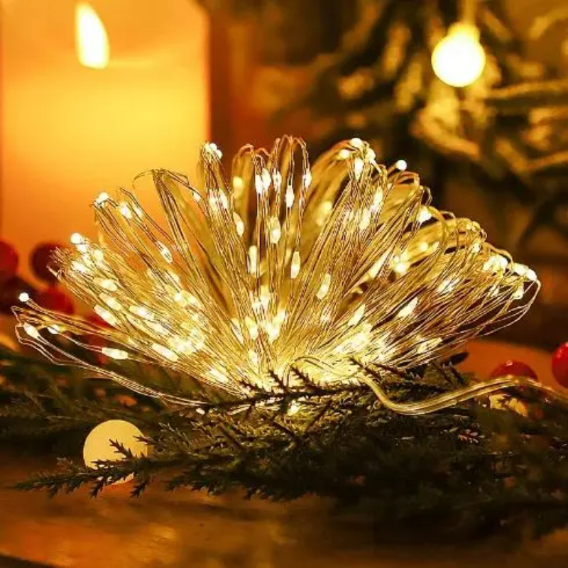 Solar String Fairy Lights Waterproof LED Outdoor Garland Solar Power Lamp For Garden Christmas Deco 4