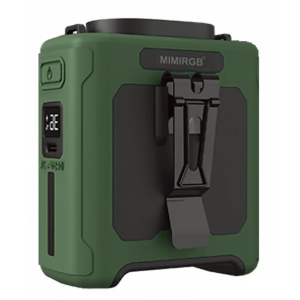 Portable Waist Hanging Neck Fan Strong Cooling Wind For Outdoor Work Travel Fishing Camping Farms 8