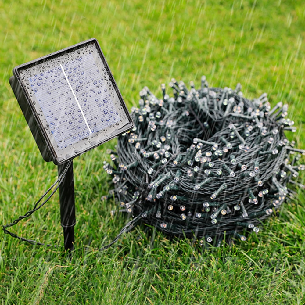 Solar Powered String Lights Waterproof Light For Christmas Halloween Wedding Party Decor Festival G 4