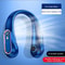USB Rechargeable Silent Fan Portable Cooling Neck Fan Free Hanging Neck Leaf Fan With LED Battery L 6
