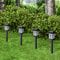 Solar Powered Outdoor Waterproof Walkway Landscape Light Small House Shaped Path Yard Patio Lawn Ni 4