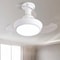 Retractable Ceiling Fan Light with Remote Control, Dimmable Speed Settings, Perfect Light for Room